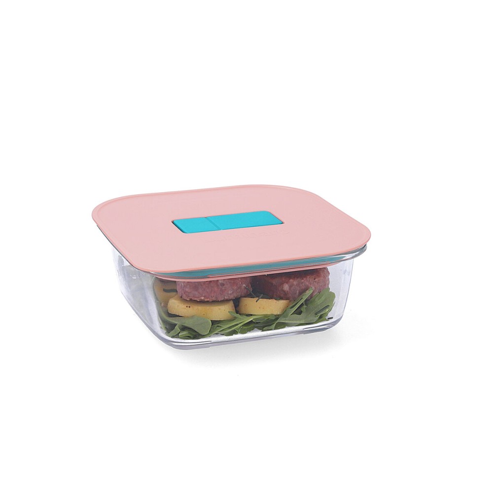 Lunchbox hermetisch Luminarc Joy Orange Glas 800 ml (6 Stück)
