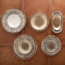 Assiette plate Bidasoa Deneb Hydrozero Marron Céramique Ø 27 cm (6 Unités)