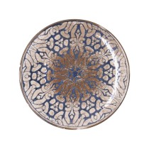 Flat Plate Bidasoa Deneb Hydrozero Brown Ceramic Ø 27 cm (6 Units)