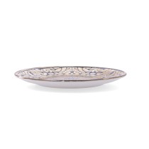 Flat Plate Bidasoa Deneb Hydrozero Brown Ceramic Ø 27 cm (6 Units)