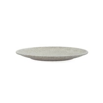 Flat Plate Bidasoa Element Hydrozero Beige Ceramic Ø 25 cm (6 Units)