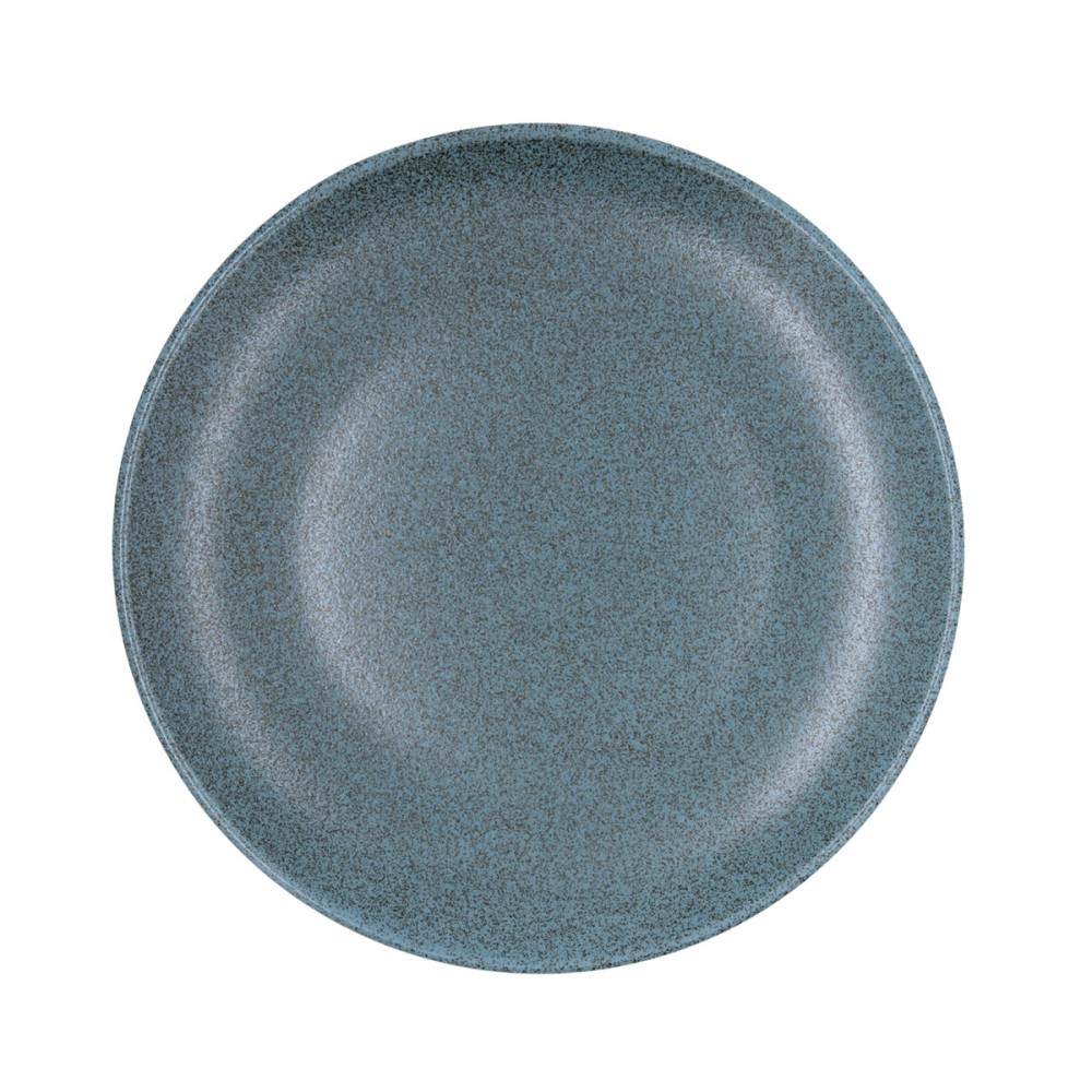 Flacher Teller Bidasoa Element Hydrozero Blau aus Keramik Ø 27 cm (6 Stück)