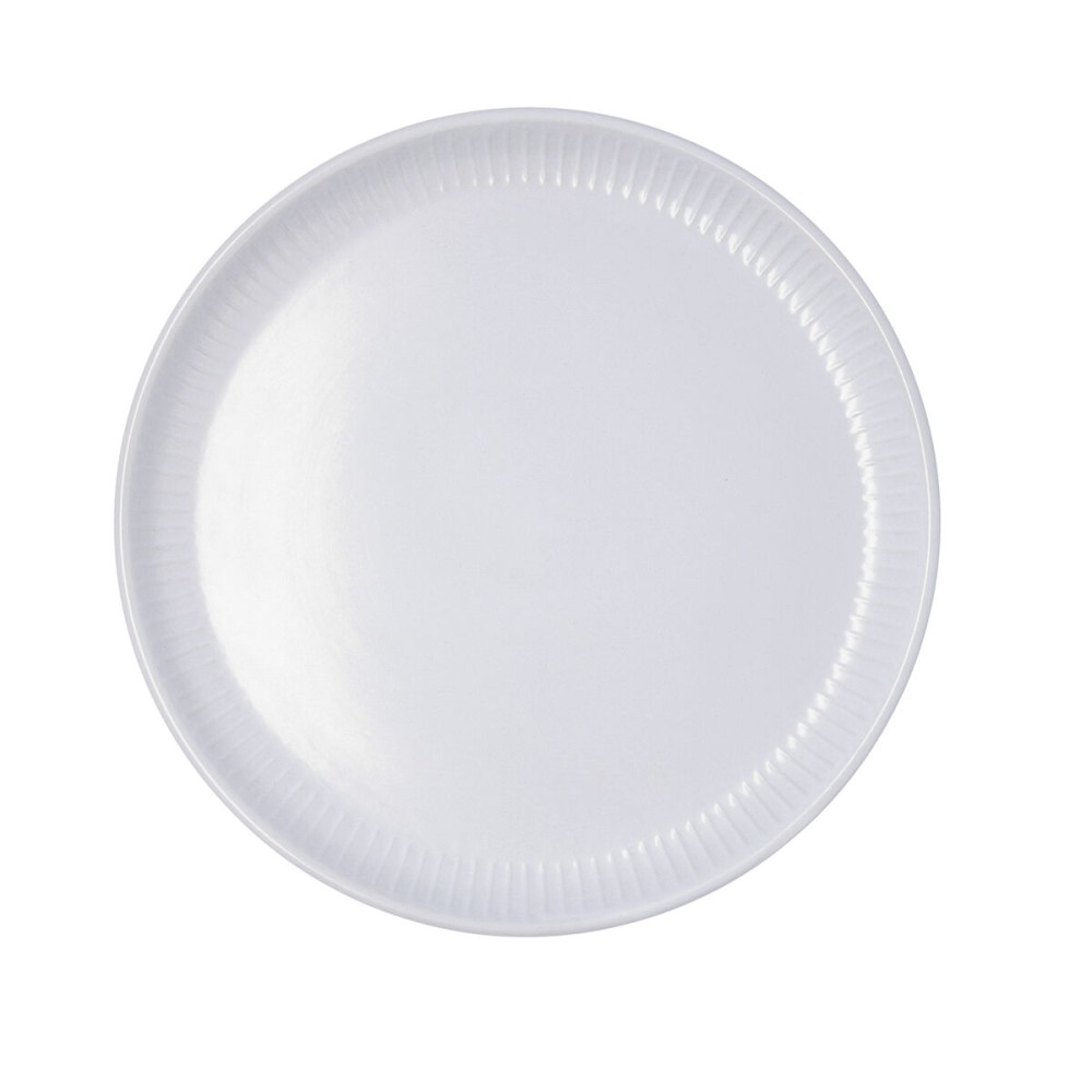 Flat Plate Bidasoa Moana Grey Ceramic Ø 26 cm (12 Units)