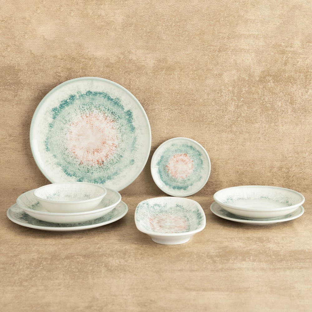 Assiette plate Bidasoa Kai Hydrozero Blanc Céramique Ø 27 cm (6 Unités)