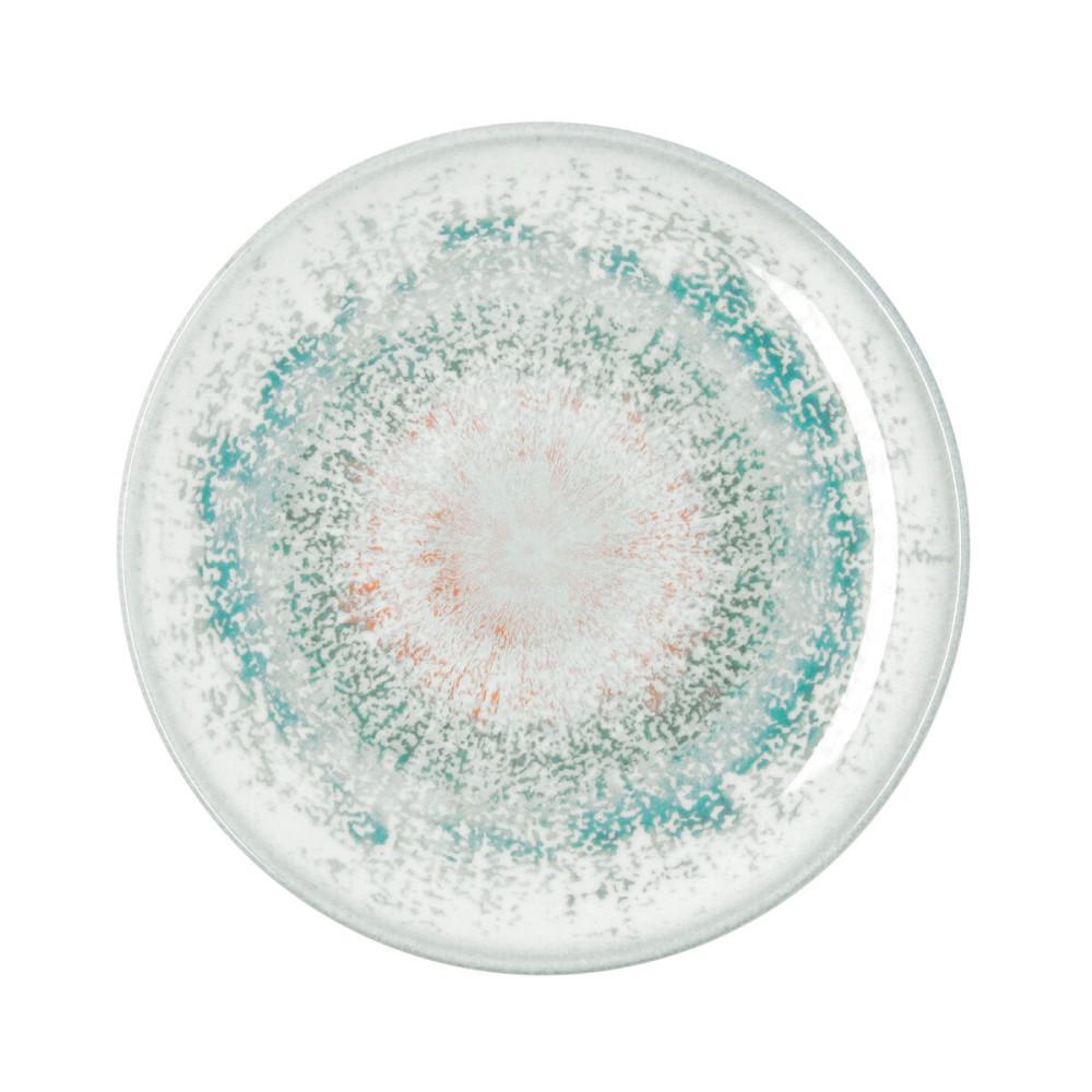 Flat Plate Bidasoa Kai Hydrozero White Ceramic Ø 27 cm (6 Units)