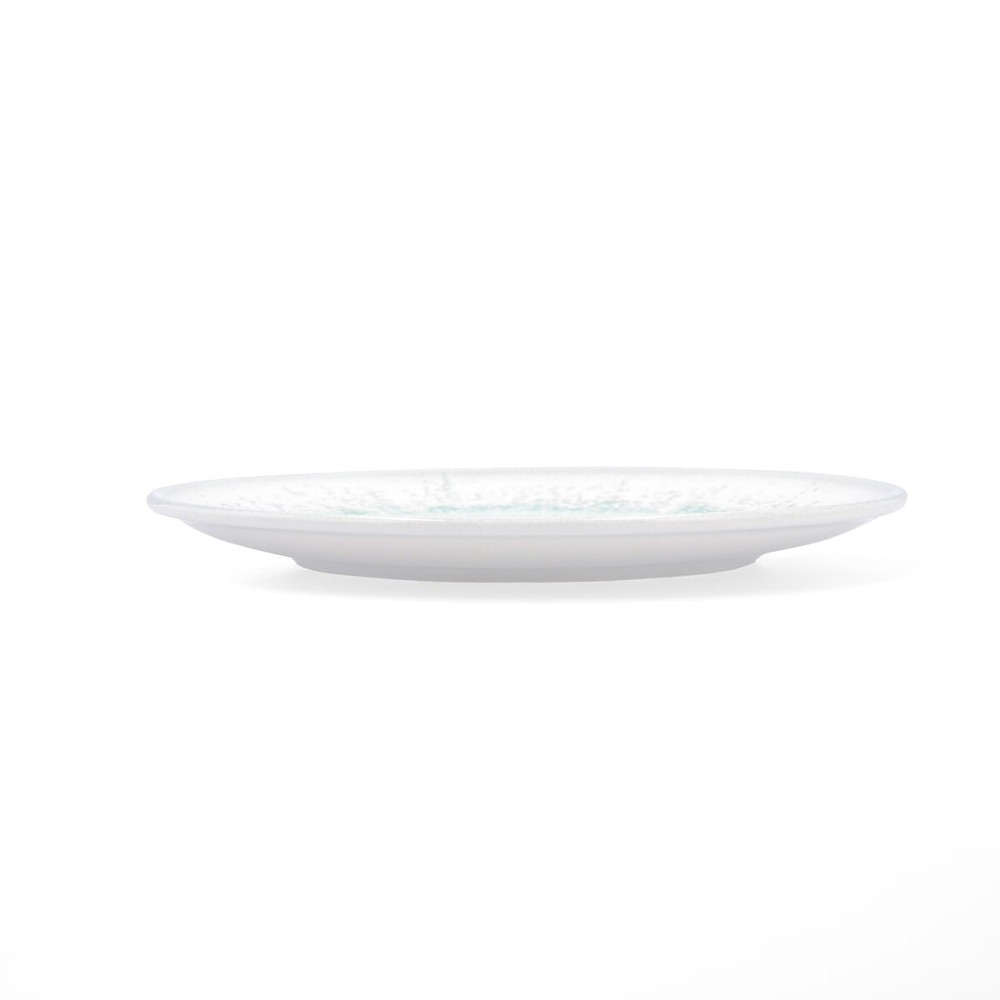 Flat Plate Bidasoa Kai Hydrozero White Ceramic Ø 27 cm (6 Units)