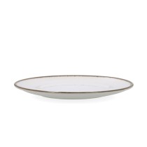 Flat Plate Bidasoa Orion Hydrozero White Ceramic Ø 27 cm (6 Units)