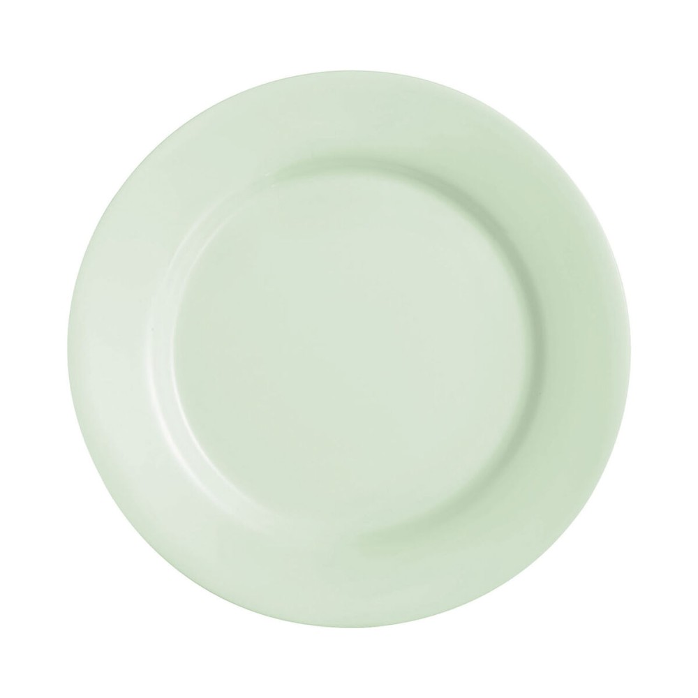 Flacher Teller Luminarc Plumi Paradise Ver grün Glas Ø 2,24 cm (24 Stück)