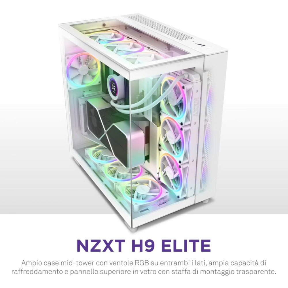 Boîtier ATX semi-tour NZXT CM-H91EW-01 Blanc