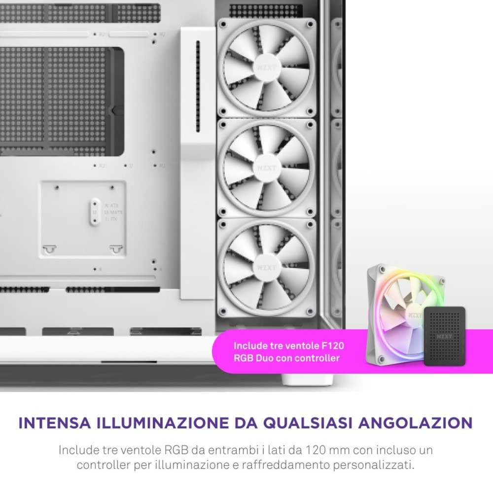 Boîtier ATX semi-tour NZXT CM-H91EW-01 Blanc