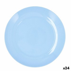 Flacher Teller Luminarc Apy Paradise Azul Blau Glas Ø 25 cm (24 Stück)