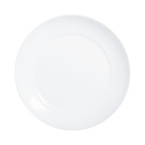 Flat Plate Luminarc Apy White Glass Ø 25 cm (12 Units)