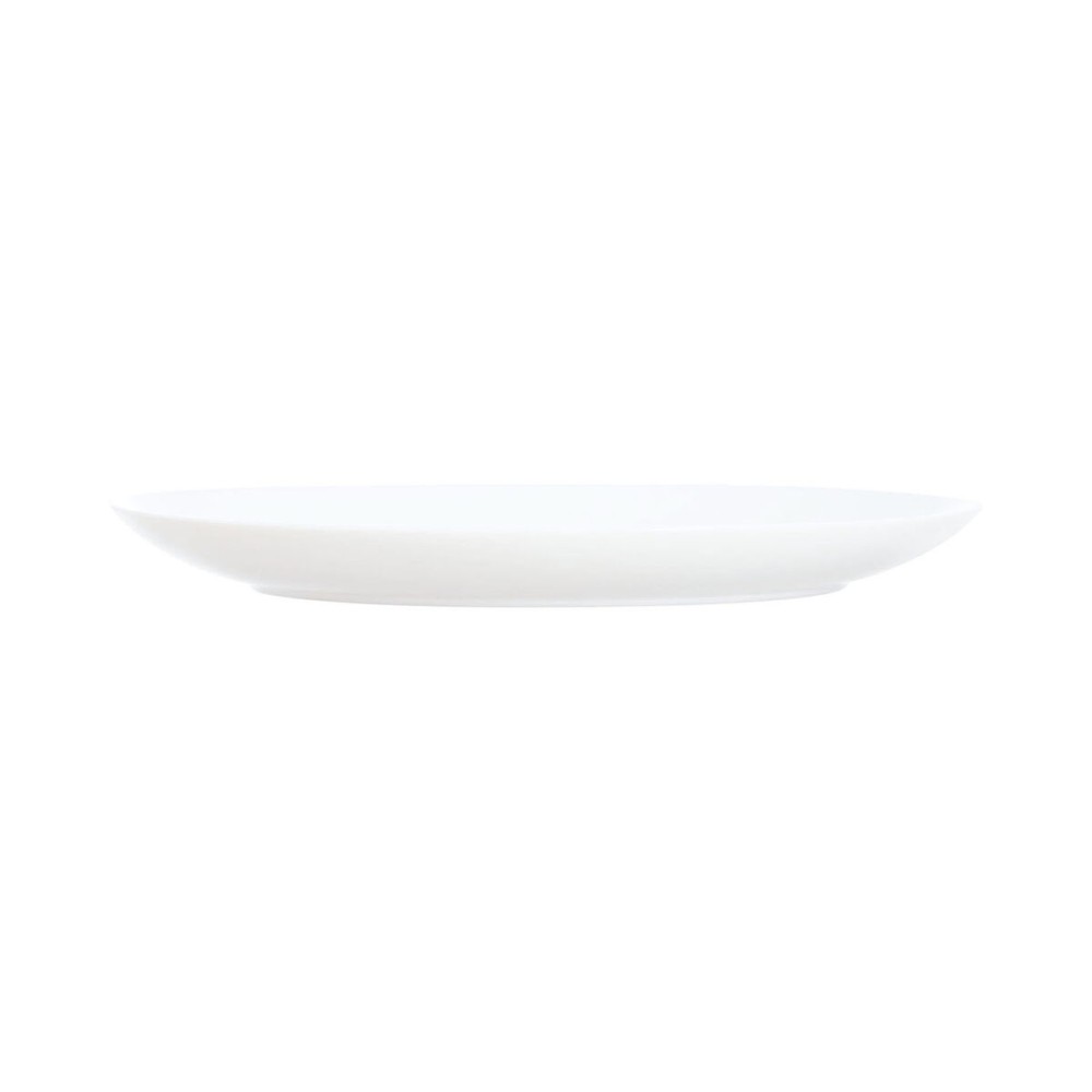 Flacher Teller Luminarc Apy Weiß Glas Ø 25 cm (12 Stück)