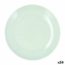 Flacher Teller Luminarc Apy Paradise Verde grün Glas Ø 25 cm (24 Stück)