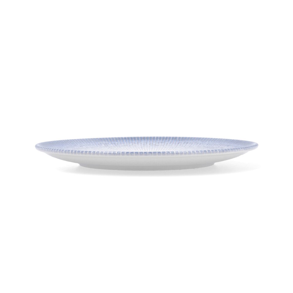 Flat Plate Bidasoa Lea Hydrozero White Ceramic Ø 27 cm (6 Units)