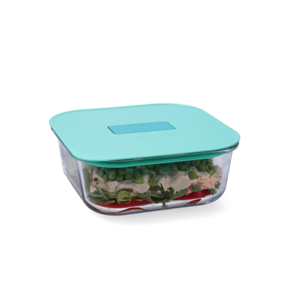 Lunchbox hermetisch Luminarc Joy Blau Glas 1,1 L (6 Stück)