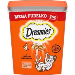 Snack für Katze Dreamies Mega 2 x 350 g Huhn Käse 350 g