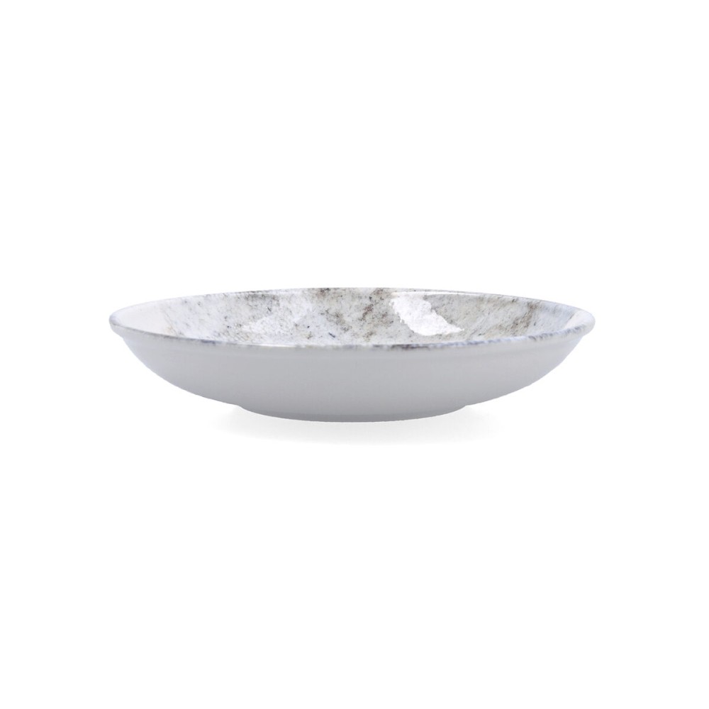 Deep Plate Bidasoa Polaris Hydrozero Beige Ceramic Ø 23 cm (6 Units)