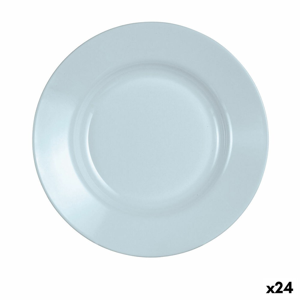 Suppenteller Luminarc Plumi Paradise Azu Blau Glas Ø 22 cm (24 Stück)