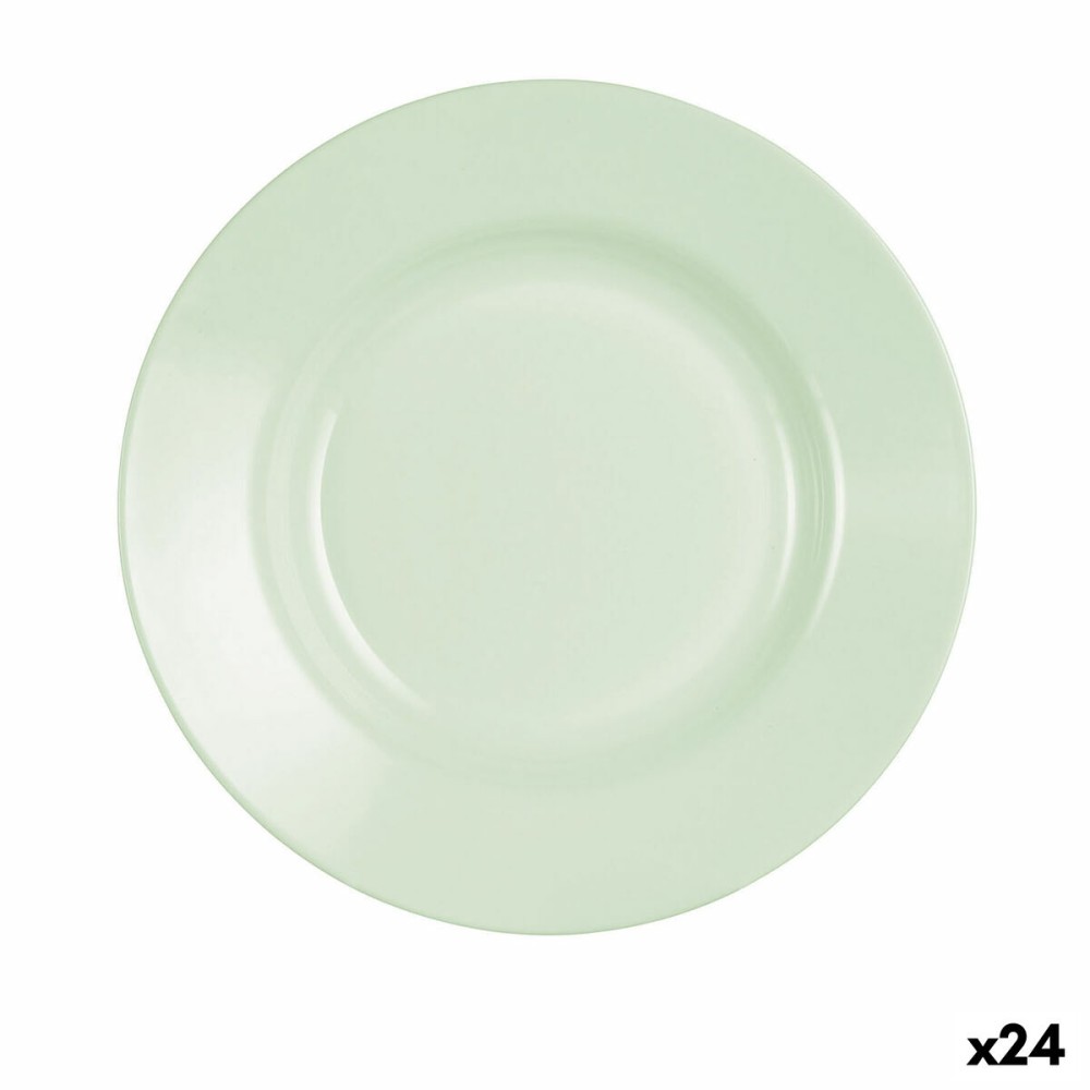 Suppenteller Luminarc Plumi Paradise Ver grün Glas Ø 22 cm (24 Stück)