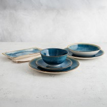 Suppenteller Bidasoa Aura Weiß aus Keramik Ø 20 cm (12 Stück)
