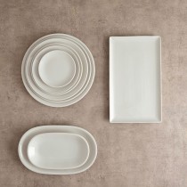 Deep Plate Bidasoa Harmony Hydrozero White Ceramic Ø 23 cm (6 Units)
