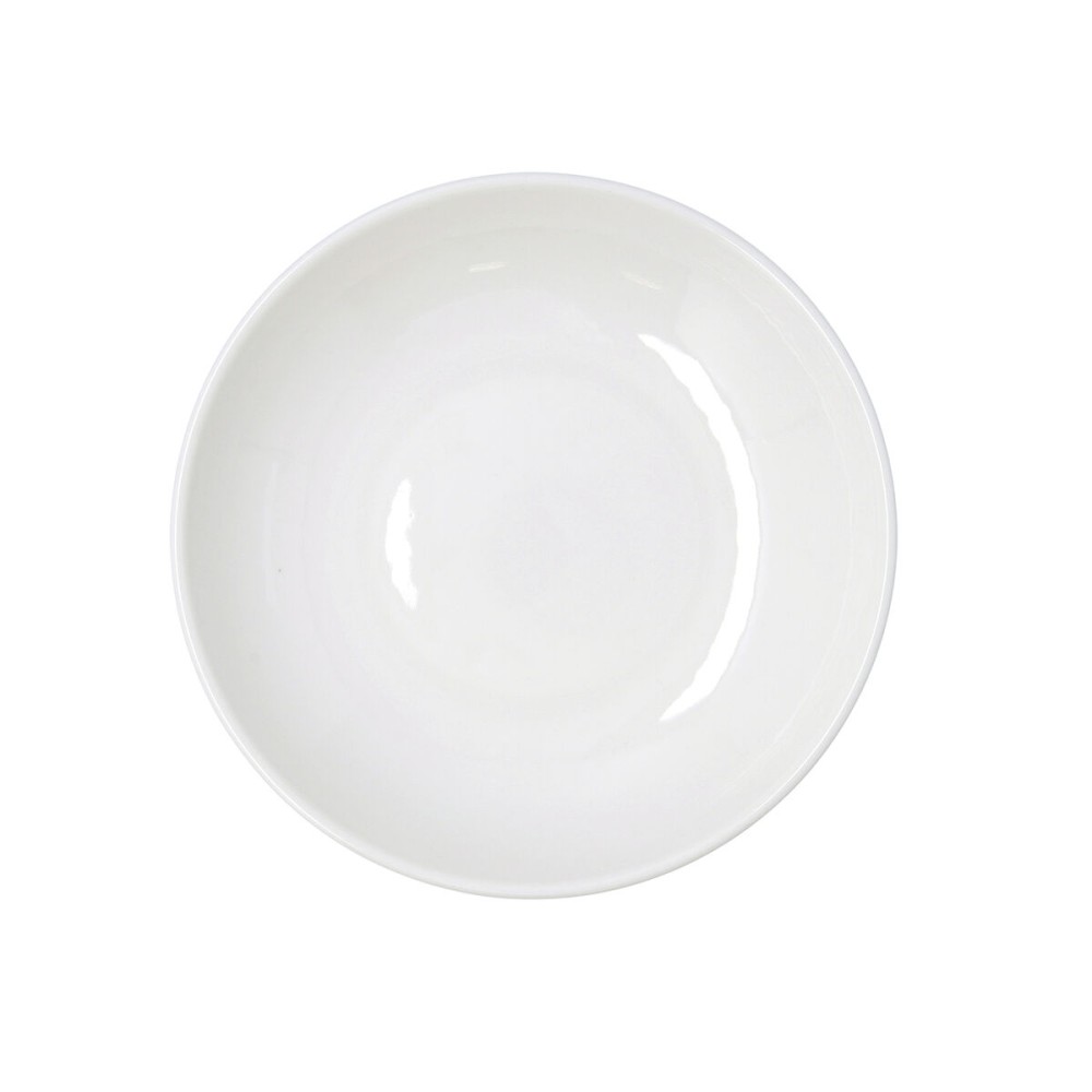 Deep Plate Bidasoa Harmony Hydrozero White Ceramic Ø 23 cm (6 Units)