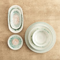 Deep Plate Bidasoa Kai Hydrozero White Ceramic Ø 20 cm (6 Units)
