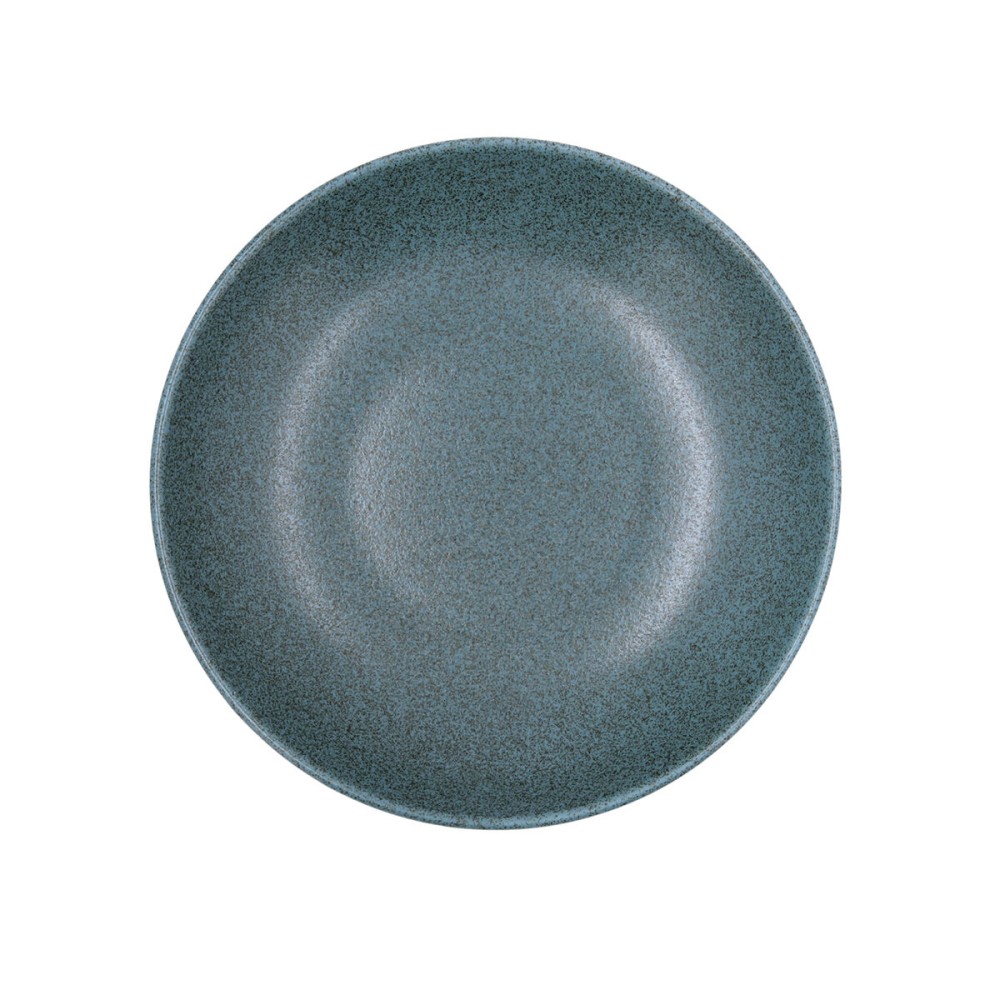 Deep Plate Bidasoa Element Hydrozero Blue Ceramic Ø 23 cm (6 Units)