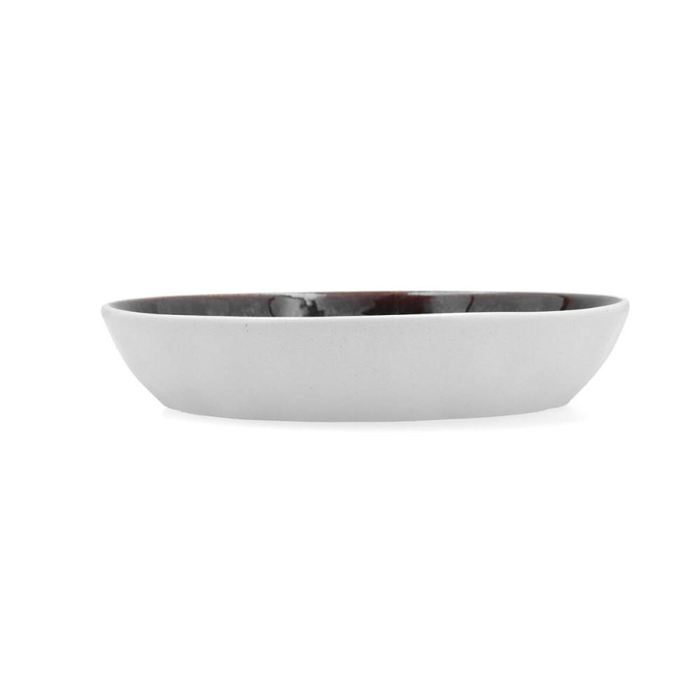 Deep Plate Bidasoa Elite Brown Ceramic 21,5 x 4,6 cm (6 Units)
