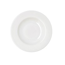 Deep Plate Bidasoa Serenity Hydrozero White Ceramic Ø 23 cm (6 Units)
