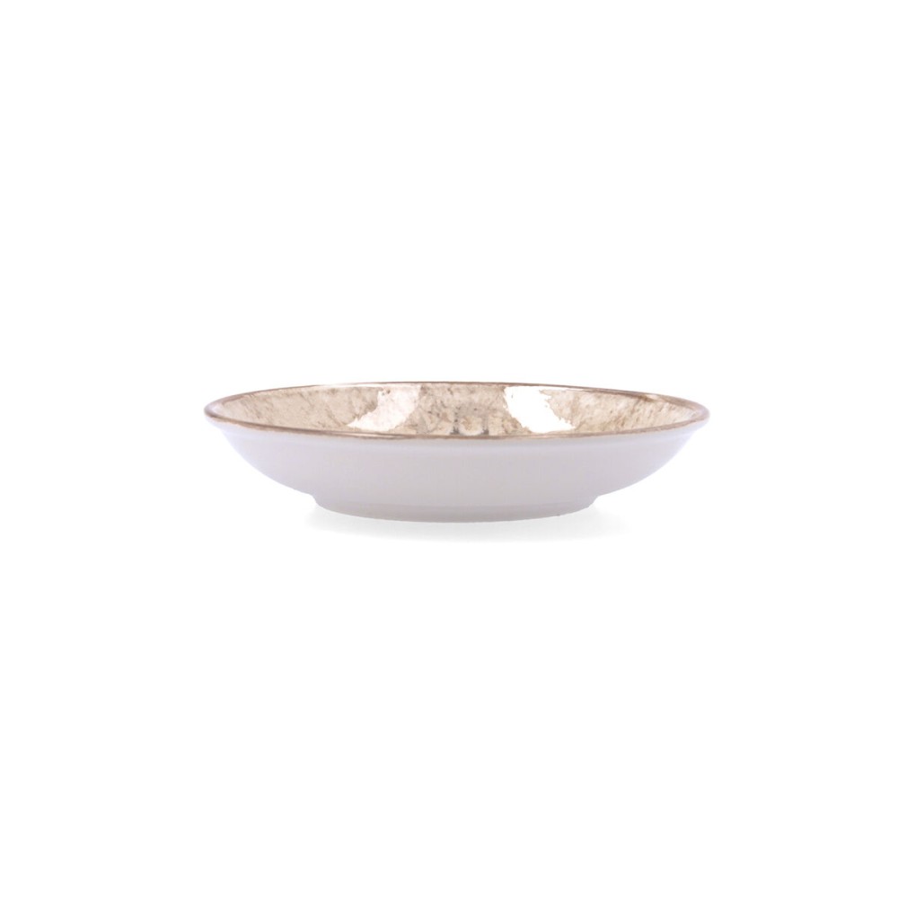 Deep Plate Bidasoa Deneb Hydrozero Brown Ceramic Ø 20 cm (6 Units)