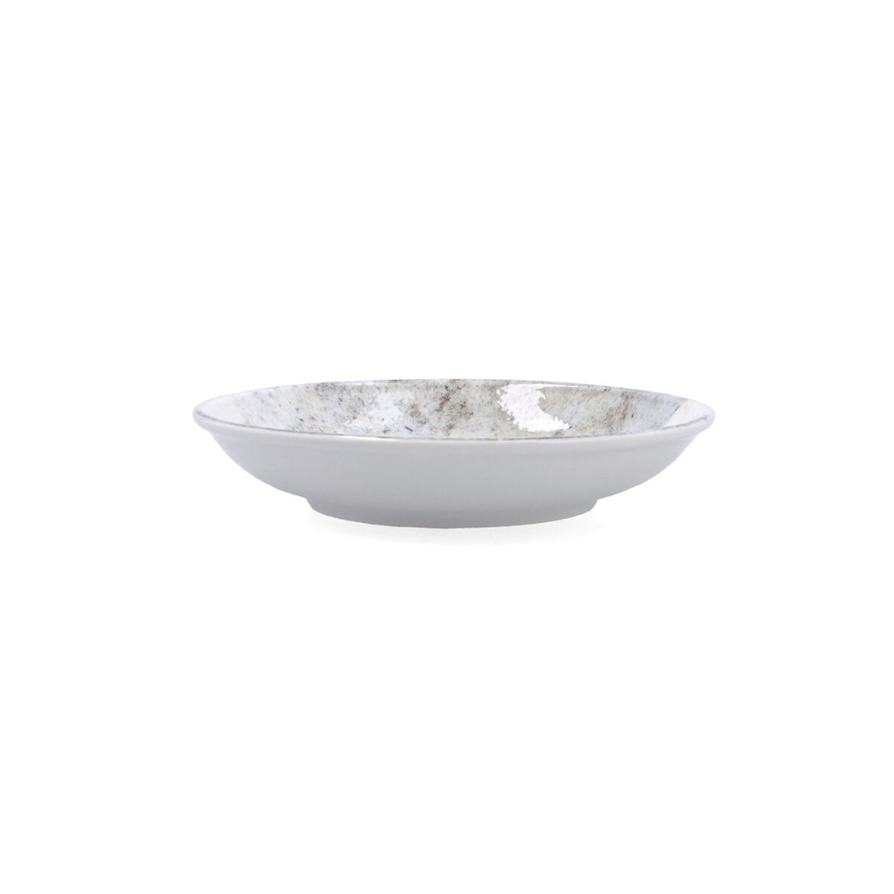 Deep Plate Bidasoa Polaris Hydrozero Beige Ceramic Ø 20 cm (6 Units)