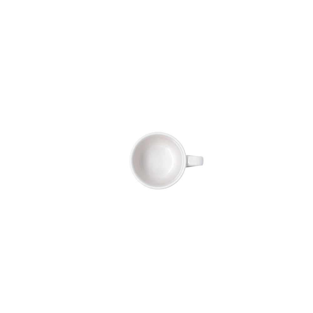 Tea and coffee cup Bidasoa Serenity Hydrozero White Ceramic 90 ml (12 Units)