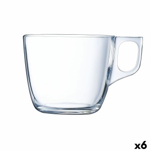 Tasse Kaffee und Tee Luminarc Nuevo Durchsichtig Glas 220 ml (6 Stück)