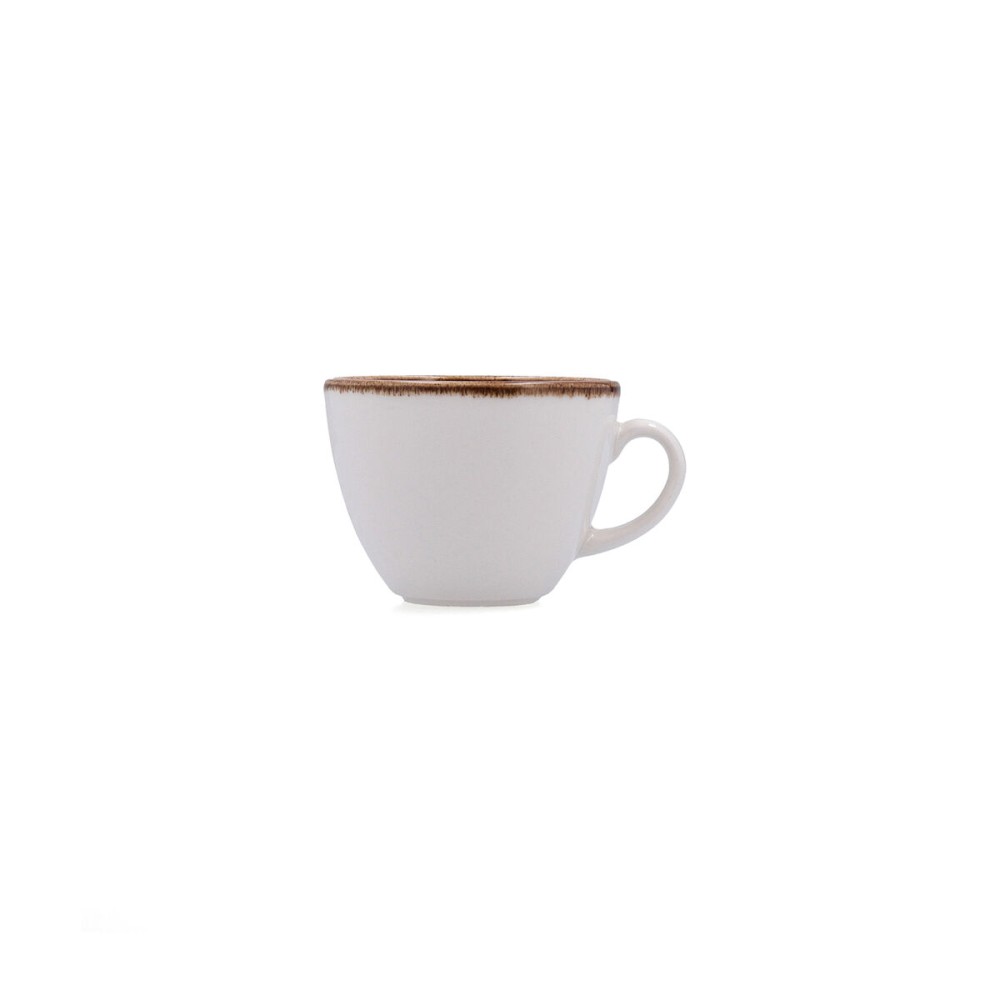 Tea and coffee cup Bidasoa Orion Hydrozero White Ceramic 200 ml (6 Units)