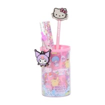Ensemble de Papeterie Hello Kitty Multicouleur 4 Pièces