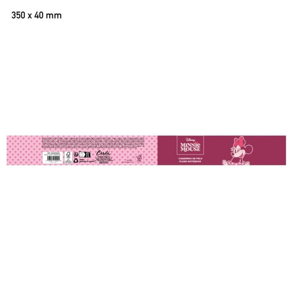Notebook Minnie Mouse Pink 16 x 24 x 3,5 cm