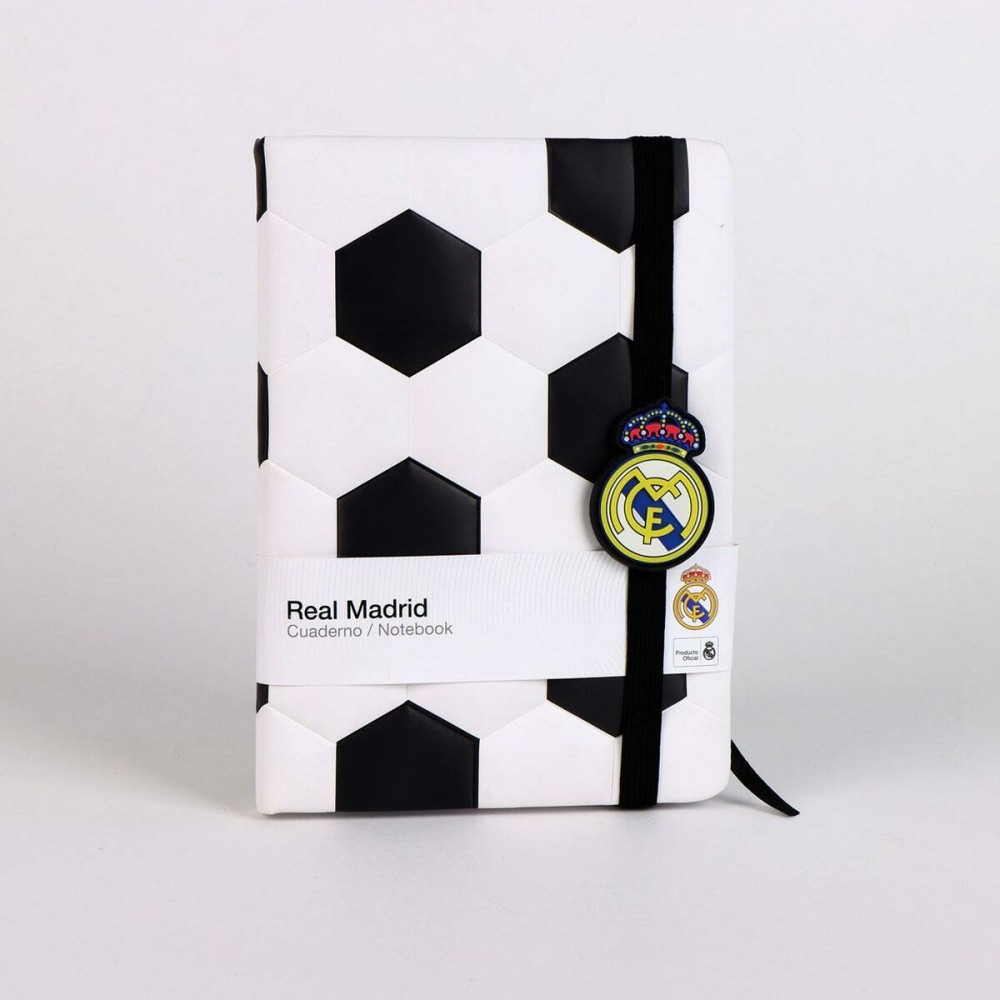 Cahier Real Madrid C.F. Blanc 15 x 21 x 2 cm