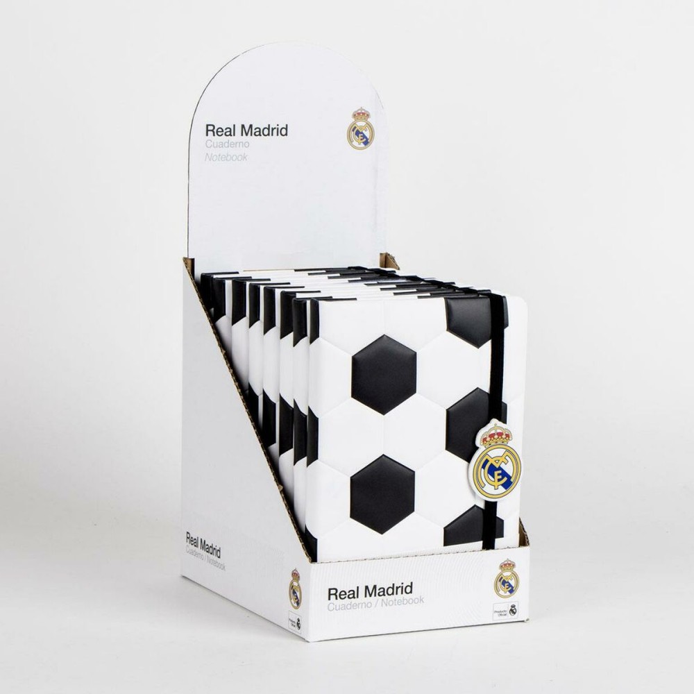 Cahier Real Madrid C.F. Blanc 15 x 21 x 2 cm