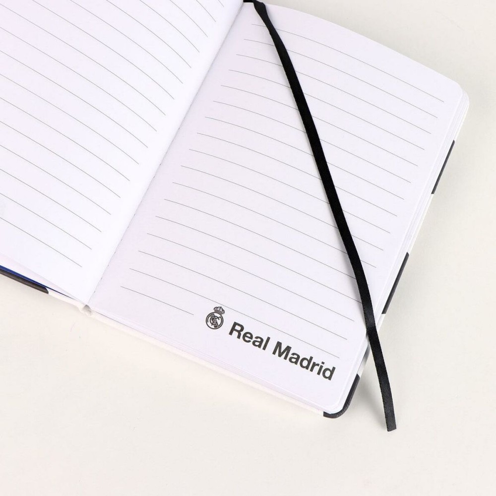Cahier Real Madrid C.F. Blanc 15 x 21 x 2 cm
