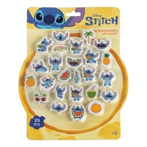 Eraser Set Stitch Multicolour 25 Pieces