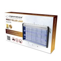 Mückenvernichtungslampe Esperanza EHQ006 Weiß 20 W
