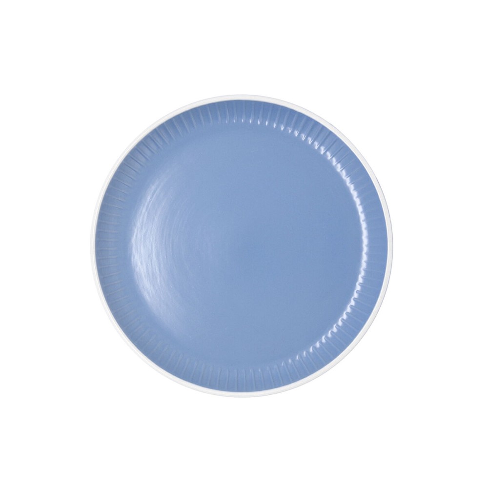 Dessert dish Bidasoa Moana Blue Ceramic Ø 21,5 cm (12 Units)