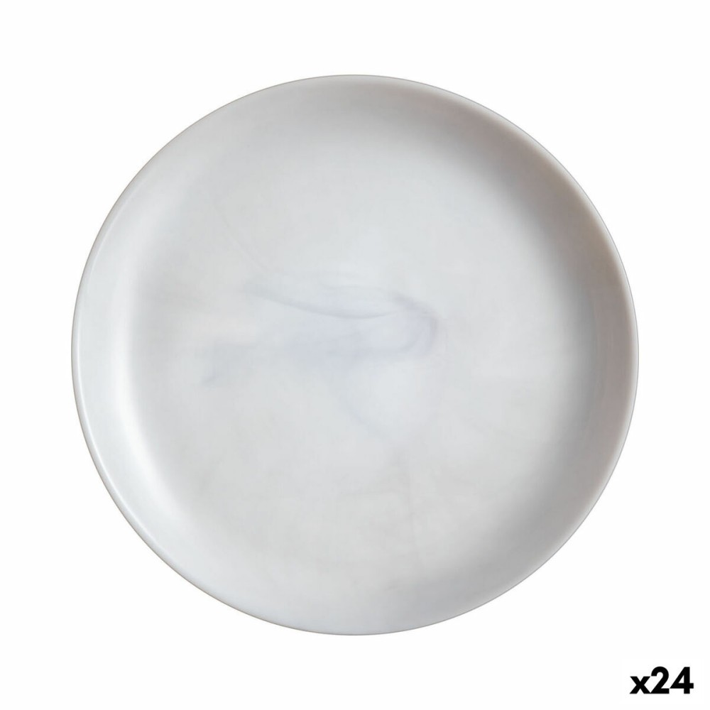 Dessertteller Luminarc Diwali Granit Marb zweifarbig Glas Ø 19 cm (24 Stück)
