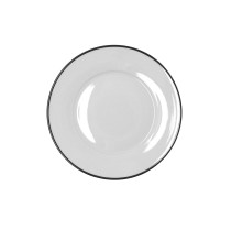 Dessert dish Bidasoa Glacial Filo White Ceramic Ø 19 cm (36 Units)