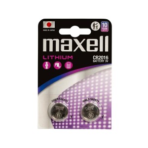 Lithium-Batterie Maxell CR2016 90 mAh 3 V (2 Stück)