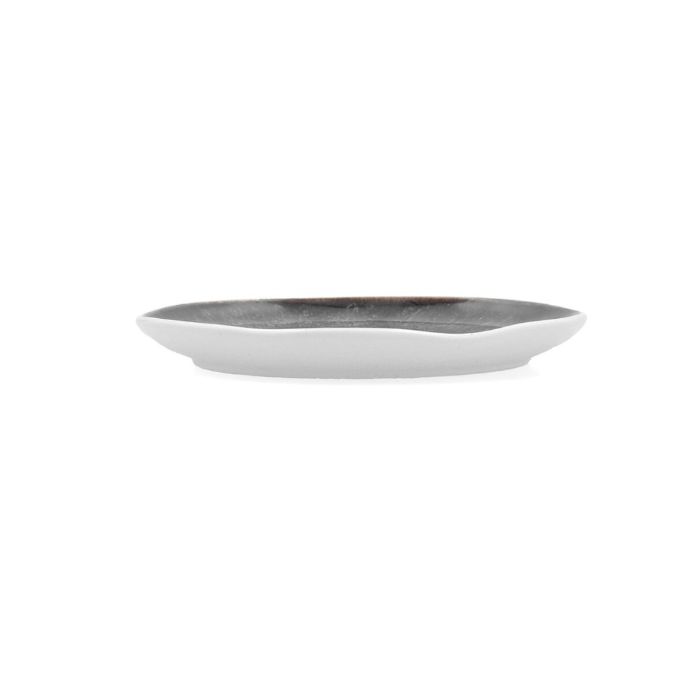 Dessert dish Bidasoa Elite Brown Ceramic Ø 20 cm (6 Units)