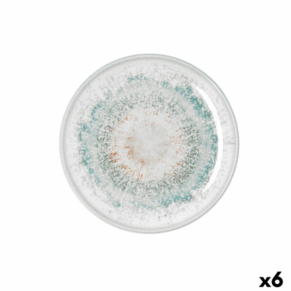 Assiette à dessert Bidasoa Kai Hydrozero Blanc Céramique Ø 21 cm (6 Unités)