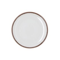 Dessert dish Bidasoa Orion Hydrozero White Ceramic Ø 21 cm (6 Units)
